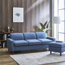 KaguBuy ラーク ソファ ソファー 3人掛け 3P 3人用 シンプル リビング ファブリック 布張り ローソファ 三人掛け 新生活【大型商品】