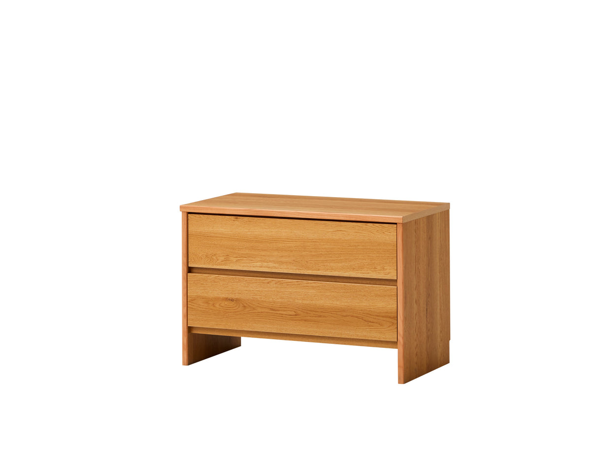 KaguBuy リカ チェスト ローチェスト 幅75 2段 完成品 衣類収納