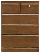 KaguBuy トリオン チェスト 完成品 桐チェスト 4段 幅60cm タンス 日本製 大川家具 ローチェスト