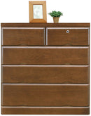 KaguBuy トリオン チェスト 完成品 桐チェスト 4段 幅80cm タンス  日本製 大川家具 ローチェスト