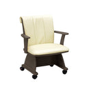 KaguBuy スノ こたつ椅子 イス キャスター付き 断熱性 ラバーウッド PVC アミノ塗装 オールシーズン コンパクト 北欧 省スペース