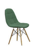 ダイニングチェア 2脚セット 7色展開 デザイナーズ イームズチェア カラー ファブリック カラフル 木脚 スチール くすみカラー シンプル おしゃれ カフェ風 北欧 韓国風インテリア ダイニング 椅子 イス いす 一人暮らし 新生活 ノイル