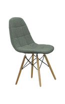 ダイニングチェア 2脚セット 7色展開 デザイナーズ イームズチェア カラー ファブリック カラフル 木脚 スチール くすみカラー シンプル おしゃれ カフェ風 北欧 韓国風インテリア ダイニング 椅子 イス いす 一人暮らし 新生活 ノイル