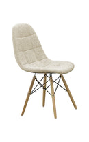 ダイニングチェア 2脚セット 7色展開 デザイナーズ イームズチェア カラー ファブリック カラフル 木脚 スチール くすみカラー シンプル おしゃれ カフェ風 北欧 韓国風インテリア ダイニング 椅子 イス いす 一人暮らし 新生活 ノイル