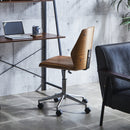 KaguBuy ジャックス オフィスチェア オフィスチェアー 昇椅子 チェア イス チェアー PU 木製 在宅勤務 テレワーク