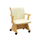 KaguBuy スノ こたつ椅子 イス キャスター付き 断熱性 ラバーウッド PVC アミノ塗装 オールシーズン コンパクト 北欧 省スペース