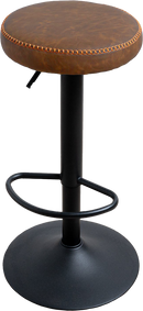 KaguBuy ガンマ カウンターチェア 1脚 バーチェア ハイスツール おしゃれ 椅子 スツール 丸椅子 店舗 レザー 北欧 レトロ ヴィンテージ カフェ PU