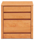 アルダー材国産幅45cm3段チェスト＜アリセア＞ チェスト 幅45cm 3段 ナチュラル 完成品 国産品 ミドルチェスト おしゃれ 衣類収納 整理タンス フルオープンレール 木製 大容量 大川家具 自然塗装 機能的