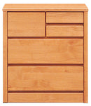 アルダー材国産幅60cm3段チェスト＜アリセア＞チェスト 幅60cm 3段 ナチュラル 国産品 完成品 おしゃれ ローチェスト ロータイプ スリムチェスト 衣類収納 整理タンス レール付 木製 大容量 大川家具 自然塗装