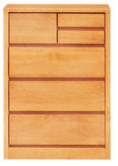 アルダー材国産幅60cm4段チェスト＜アリセア＞ チェスト 幅60cm 4段 ブラウン ナチュラル 完成品 国産品 ローチェスト ロータイプ 自然塗装 おしゃれ 収納家具 衣類収納 整理タンス フルオープンレール 木製 大川家具