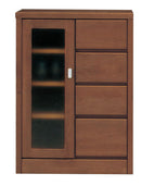 KaguBuy アリセア サイドボード 幅60 幅60cm ナチュラル 国産 完成品 飾り棚 キャビネット コレクションボード リビング収納 収納家具