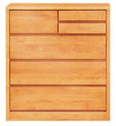 アルダー材国産幅80cm4段チェスト＜アリセア＞チェスト 幅80cm 4段 ブラウン ナチュラル 国産品 完成品 ローチェスト ロータイプ 自然塗装 おしゃれ 衣類収納 整理タンス フルオープンレール 木製 機能的 大川家具