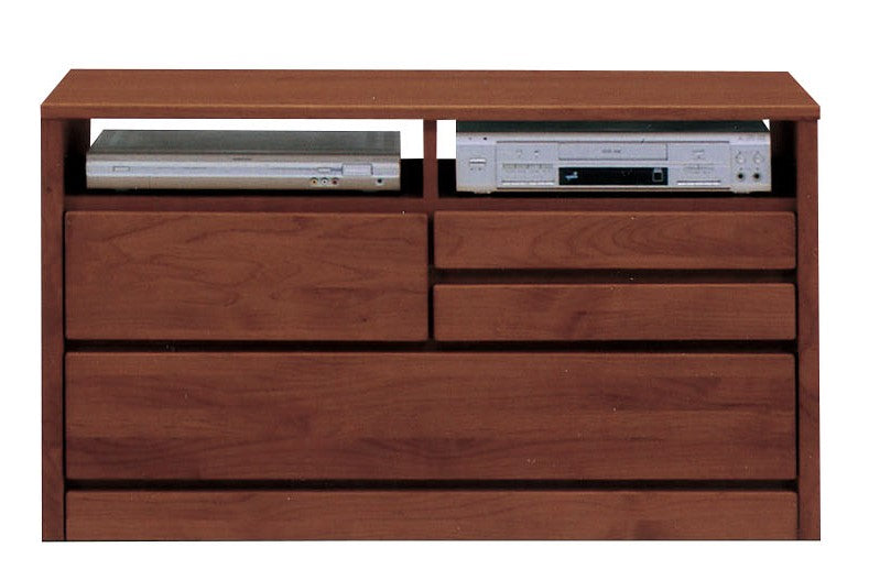テレビ台 ハイタイプ ベッドサイド おしゃれ 105cm 2段 完成品 日本製 テレビボード 収納 TV台 TVボード 木製 アルダー オイルフィニッシュ ナチュラル ブラウン 国産 Alicea アリセア