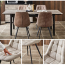 ダイニングチェア 2脚セット ファブリックレザー チェア ダイニング チェアー 椅子 イス レザー 合皮 食卓椅子  2脚 セット おしゃれ ヴァロ