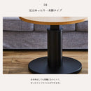 昇降式テーブル テーブル 昇降式 ガス圧昇降式テーブル 幅120 幅80 円形 角形【大型商品】オルタ