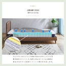 マットレス セミダブル ポケットコイル 厚さ20cm エッジサポート 体圧分散 通気性 ポケットコイルマットレス ベッドマット ベッドマットレス 圧縮ロール 一人暮らし 新生活