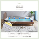 KaguBuy バッカリー ベッドマットレスセット ベッド マットレス付 収納付き 宮棚 コンセント付き 引き出し付き シングル マットレス付き 収納 マットレス付きベッド ポケットマットレス おしゃれ 収納ベッド【大型商品】