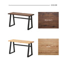 KaguBuy ブロン デスク 幅150cm コンパクト 北欧 天然木 おしゃれ ウォールナット ウォルナット コードスリット アンティーク パソコンデスク ノートパソコン 書斎机 机 一人暮らし 在宅ワーク シンプル