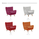 ソファ ソファー 1人掛けソファー １人用ソファー 一人掛けソファー 一人用ソファー 完成品 ファブリック 布地 ホワイト 白 オレンジ ピンク ブラック 黒 ブラウン ブルー 青 レッド 赤 グレー グリーン 緑 cattleya カトレア