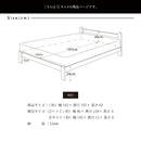 KaguBuy セレスタ ダブルベッド ベッド 宮無し 竹 すのこ ベッドフレーム 木製 フレーム シンプル フレームのみ 北欧 ナチュラル ライトブラウン 寝具 家具【大型商品】