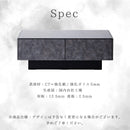 KaguBuy シャル ローテーブル 幅120 ガラス セラミック調 完成品 長方形 センターテーブル テーブル 引き出し 収納付き リビングテーブル カフェ コーヒーテーブル 日本製 大川家具 新生活 グレー グレージュ