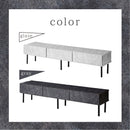 KaguBuy シャル テレビ台 幅180 ローボード テレビボード セラミック調 収納 完成品 日本製 大川家具 脚付き TV台 テレビラック リビング収納 リビングボード 新生活 モダン 北欧 グレー グレージュ