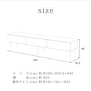 KaguBuy シャル テレビ台 幅180 ローボード テレビボード セラミック調 収納 完成品 日本製 大川家具 脚付き TV台 テレビラック リビング収納 リビングボード 新生活 モダン 北欧 グレー グレージュ