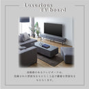 KaguBuy シャル テレビ台 幅210 ローボード テレビボード セラミック調 収納 完成品 日本製 大川家具 脚付き TV台 テレビラック リビング収納 リビングボード 新生活 モダン 北欧 グレー グレージュ