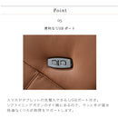 KaguBuy フォート 組立設置 ソファ 1人掛け 電動 リクライニングソファ リクライニングチェア パーソナルチェア 電動ソファ 電動リクライニングソファ USB エコレザー 1人用 1P USB 回転式 ハイバック 360度【大型商品】