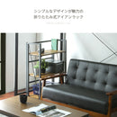 KaguBuy コナー 収納 オープンラック ラック3段 幅60 シェルフ アイアンフレーム 3段 アンティーク調 北欧 おしゃれ 無垢材 アイアン 棚 オープンラック スチール ラック 家具 男前 インテリア 西海岸