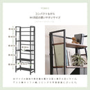 KaguBuy コナー アイアンラック 収納 オープンラック 5段 幅60 奥行31 高さ157 シェルフ アイアンフレーム  5段