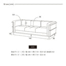 KaguBuy ルー ソファ 3人掛け コルビジェ LC2 三人掛け デザイナーズソファ ソファー 3P 3人用  リプロダクト  PVC 合皮【大型商品】