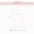 KaguBuy メイクボックス 大容量 キャスター付き 鏡付き オープン コンパクト おしゃれ かわいい ドレッサー 白 ホワイト 収納 ワゴン 木製 化粧品 コスメ メイク台 ミラー付き ミニドレッサー コスメボックス 小物収納 大容量収納 サイドテーブル コスメワゴン