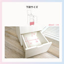 KaguBuy メイクボックス 大容量 キャスター付き 鏡付き 引き出し コンパクト おしゃれ かわいい ドレッサー 白 ホワイト 収納 ワゴン 木製 化粧品 コスメ メイク台 ミラー付き ミニドレッサー コスメボックス 小物収納 大容量収納 サイドテーブル コスメワゴン