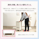 KaguBuy メイクボックス 大容量 キャスター付き 鏡付き 引き出し コンパクト おしゃれ かわいい ドレッサー 白 ホワイト 収納 ワゴン 木製 化粧品 コスメ メイク台 ミラー付き ミニドレッサー コスメボックス 小物収納 大容量収納 サイドテーブル コスメワゴン