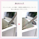 KaguBuy メイクボックス 大容量 キャスター付き 鏡付き 引き出し コンパクト おしゃれ かわいい ドレッサー 白 ホワイト 収納 ワゴン 木製 化粧品 コスメ メイク台 ミラー付き ミニドレッサー コスメボックス 小物収納 大容量収納 サイドテーブル コスメワゴン