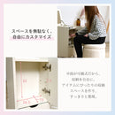 KaguBuy メイクボックス 大容量 キャスター付き 鏡付き 引き出し コンパクト おしゃれ かわいい ドレッサー 白 ホワイト 収納 ワゴン 木製 化粧品 コスメ メイク台 ミラー付き ミニドレッサー コスメボックス 小物収納 大容量収納 サイドテーブル コスメワゴン