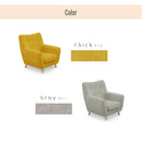 KaguBuy ダリア ソファ ソファー 1人掛け 幅82cm 1人掛けソファ ファブリック張り ファブリックソファ ラブソファ 1Pソファ リビングソファ アームソファ 肘掛け付き 韓国 韓国インテリア