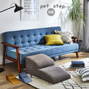 ドッグステップ 階段 ソファ用 ベッド用 猫 犬 引っかき傷に強い 特殊生地 安全設計 ケガ防止 はっ水 撥水加工 ファブリック 2段 ステップ