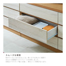 KaguBuy ドップ チェスト タンス 幅120 3段 完成品 たんす 箪笥 幅120cm 北欧 ローチェスト 大容量 木製 国産【大型商品】