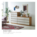 KaguBuy ドップ チェスト タンス 幅120 3段 完成品 たんす 箪笥 幅120cm 北欧 ローチェスト 大容量 木製 国産【大型商品】