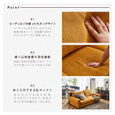 3人掛けソファ ソファ ３人掛け 北欧 木脚 高級 モダン 羽毛 シリコンフィル ポケットコイル 布 コーデュロイ ファブリック ひじ掛け 3Pソファ リビングソファー エテル【大型商品】