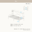 KaguBuy フーライ 棚付き シングルベッド 収納付き コンセント コンパクトフレーム スチール 収納 一人暮らし クール シック モダン シングル 一人用 ベット シングルベット