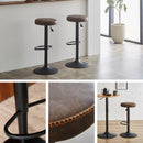 KaguBuy ガンマ カウンターチェア 1脚 バーチェア ハイスツール おしゃれ 椅子 スツール 丸椅子 店舗 レザー 北欧 レトロ ヴィンテージ カフェ PU