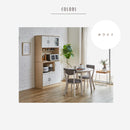 KaguBuy ヘイム 食器棚 レンジ台 幅89cm 180cm コンセント付 レンジボード キッチンカウンター ハイタイプ