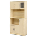 KaguBuy ヘイム 食器棚 レンジ台 幅89cm 180cm コンセント付 レンジボード キッチンカウンター ハイタイプ