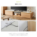 KaguBuy カイト テレビ台 ローボード 幅180 完成品 日本製 大川家具 北欧 テレビボード メラミン 収納 テレビラック TV台 木製