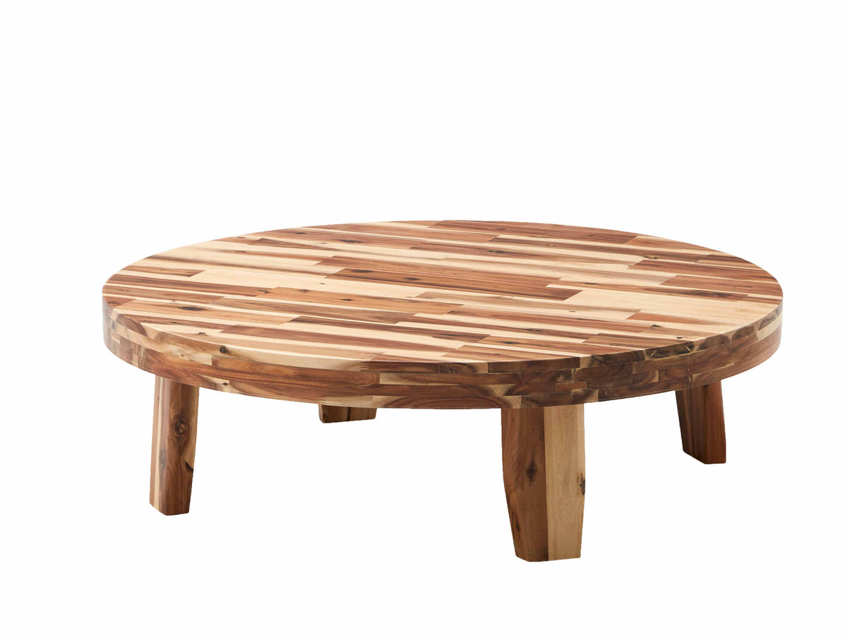 KaguBuy デオロ テーブル 幅126 丸テーブル ちゃぶ台 円卓 食卓