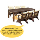 ＜こたつ 8点セット 幅195cm＞ 長方形 薄掛け コタツ こたつ台セット こたつ布団 テーブル 布団 7点セット＋こたつ布団 ヴィンテージ 洗える おしゃれ 北欧 コタツ布団 節電 省エネ メトロヒーター ハイタイプ ダイニングこたつ スノン【大型商品】