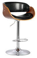 KaguBuy 644 昇降式バーチェア カウンターチェア バーチェア 昇降式 360度回転 背もたれ付き 椅子 チェア イス チェアー おしゃれ モダン